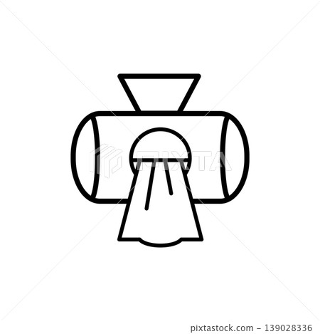 Pet Waste Bag Dispenser Icon 139028336