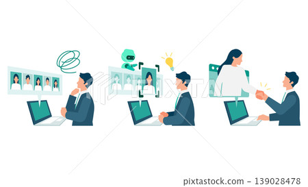 一家利用客戶關係管理(CRM)和人工智慧(AI)來縮小客戶畫像範圍並引導他們完成交易的企業。 一家利用客戶關係管理(CRM)和人工智慧(AI)來縮小客戶畫像範圍並引導他們完成交易的企業。 139028478