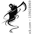 A simple illustration of the Grim Reaper. 139028969