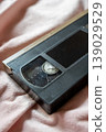 Showa retro, Heisei retro videotape cassette, diagonal close-up. Showa retro, Heisei retro videotape cassette, diagonal close-up. 139029529