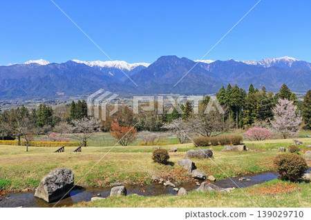 春季安zu野和北阿爾卑斯山 春季安zu野和北阿爾卑斯山 139029710