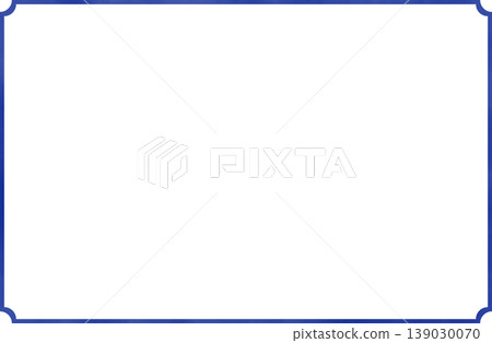 Lapis Lazuli Watercolor Frame Material | Decorative Shape Set with Blue Blending Texture Background (Series Available) 139030070