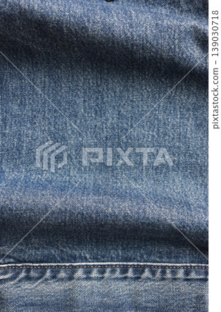 seam of blue denim texture background, jean fashion style seam of blue denim texture background, jean fashion style 139030718