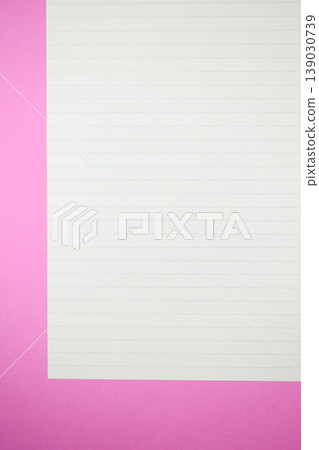 line paper texture on pink background, blank sheet notebook line paper texture on pink background, blank sheet notebook 139030739