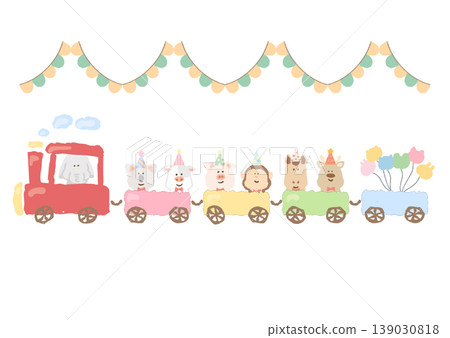 幼兒園和托兒所生日派對設計相框素材(無文字,簡約可愛),手繪風格插畫背景 幼兒園和托兒所生日派對設計相框素材(無文字,簡約可愛),手繪風格插畫背景 139030818