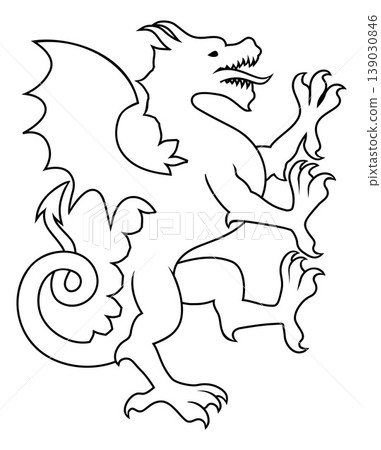 Heraldry Dragon Heraldic Coat of Arms Animal 139030846