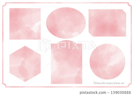Dusty pink watercolor frame material | Gentle, nuanced color blurred background with geometric shapes (series available) Dusty pink watercolor frame material | Gentle, nuanced color blurred background with geometric shapes (series available) 139030888