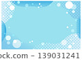 A fresh summer background with clear blue carbonated bubbles. 139031241
