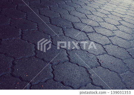 Cobblestones: Stone block walkways Cobblestones: Stone block walkways 139031353