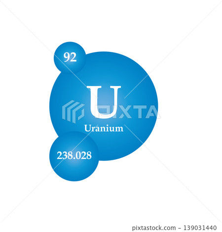 Uranium chemistry symbol 139031440