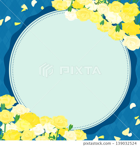 Carnation and Rose Father's Day Template 2_No Text_Square Carnation and Rose Father's Day Template 2_No Text_Square 139032524