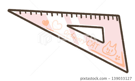 Character-themed triangular rulers (30°, 60°, 90°) - Stationery Character-themed triangular rulers (30°, 60°, 90°) - Stationery 139033127