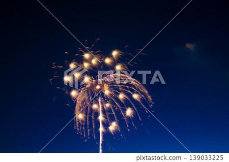 Vibrant fireworks in the night sky Vibrant fireworks in the night sky 139033225