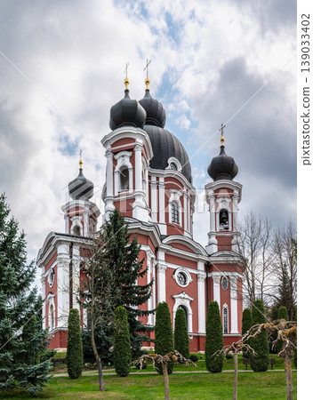 Red Mother of God Cathedral at Curchi Orthodox Monastery 139033402