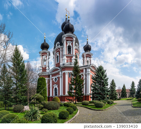 Red Mother of God Cathedral at Curchi Orthodox Monastery Red Mother of God Cathedral at Curchi Orthodox Monastery 139033410