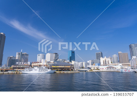 神戶港灣的晨景 139033707