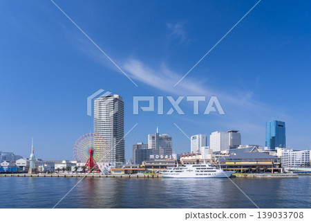 神戶港灣的晨景 139033708
