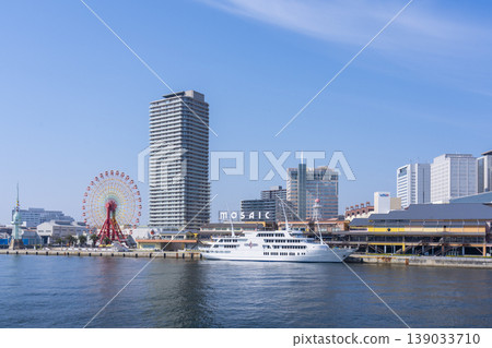 Morning view of Kobe Harborland Morning view of Kobe Harborland 139033710