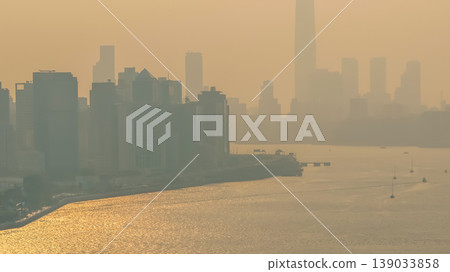 April 18 2026 North Point Harbour Skyline In Haze April 18 2026 North Point Harbour Skyline In Haze 139033858