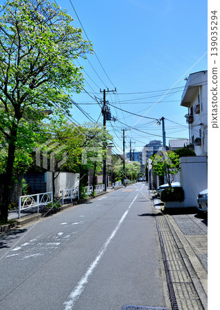 A quiet, upscale residential area around Komaba-Todaimae Station, lined with dogwood trees in bloom. 139035294