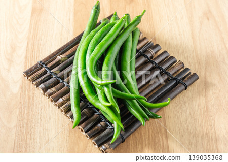 Green chili peppers 139035368