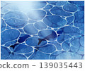 Watercolor illustration of swimming fish 139035443