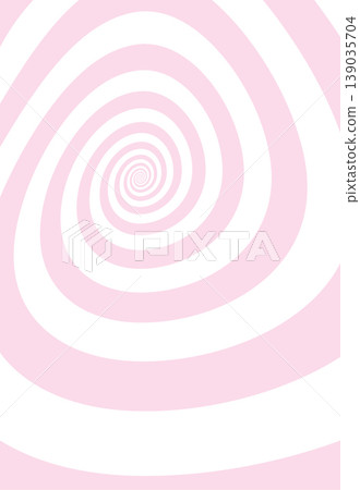 Artistic spiral shape. Vector drawing 139035704