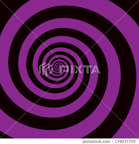 Artistic spiral shape. Vector drawing Artistic spiral shape. Vector drawing 139035705
