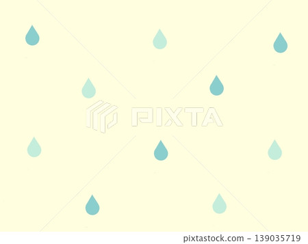 可愛的雨滴背景素材 可愛的雨滴背景素材 139035719