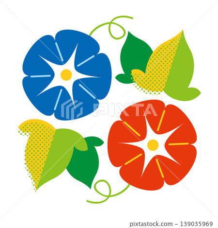 牽牛花例證 139035969