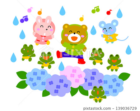 Frogs and animals 139036729