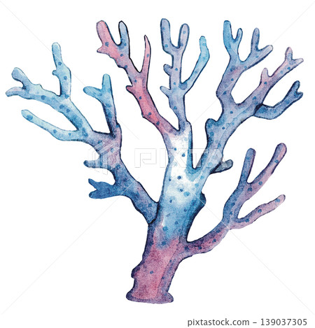 Coral Illustration Blue Branch Coral Clipart Coral Illustration Blue Branch Coral Clipart 139037305