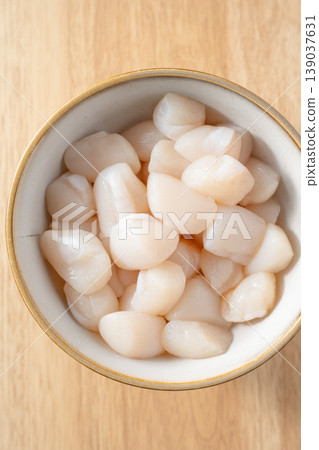 Scallop adductor muscle Scallop adductor muscle 139037631
