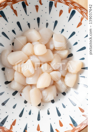 Scallop adductor muscle Scallop adductor muscle 139037642
