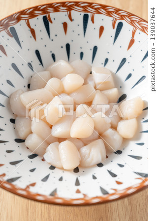 Scallop adductor muscle Scallop adductor muscle 139037644