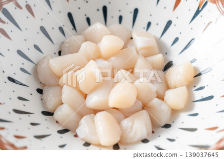 Scallop adductor muscle Scallop adductor muscle 139037645