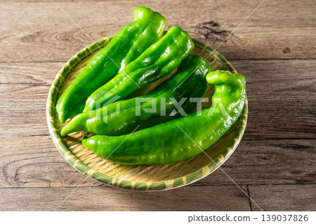 fresh green chili fresh green chili 139037826