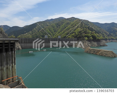 Fresh green Okutama Lake Fresh green Okutama Lake 139038703
