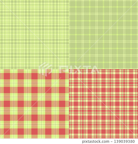 Plaid pattern set optimized for lookbooks, catalogs, and e-commerce. Strong tartan rhythm highlights spring collections. Vector scalability enables size freedom. Plaid pattern set optimized for lookbooks, catalogs, and e-commerce. Strong tartan rhythm highlights spring collections. Vector scalability enables size freedom. 139039380