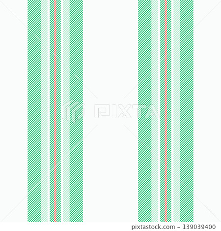 Secorate background lines stripe, stroke textile fabric texture. Grim seamless pattern vector vertical in mint cream and mint colors. 139039400
