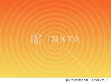 Abstract color concentric circle background with soft gradient center and modern geometric design. 139039486