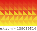 Abstract geometric background featuring seamless triangular pattern with warm colors. 139039514