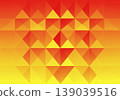 Abstract geometric background featuring seamless triangular pattern with warm colors. 139039516