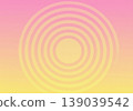 Abstract color concentric circle background with soft gradient center and modern geometric design. 139039542