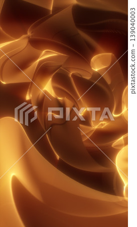 Golden flowing abstract shapes with soft glow, luxury metallic fluid background in warm amber tones Golden flowing abstract shapes with soft glow, luxury metallic fluid background in warm amber tones 139040003