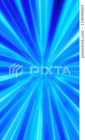 Abstract blue warp speed tunnel with flowing luminous streaks converging into a bright futuristic vortex Abstract blue warp speed tunnel with flowing luminous streaks converging into a bright futuristic vortex 139040005