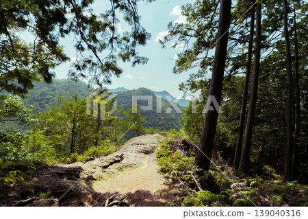 Road leading to the mountain Road leading to the mountain 139040316