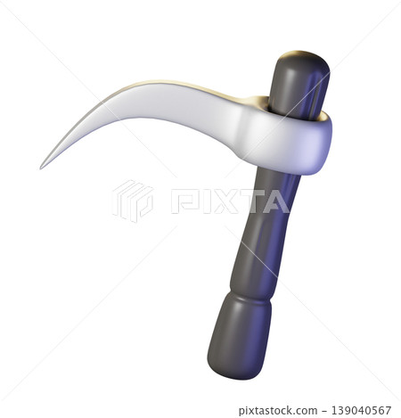 Halloween sickle. 3D illustration. High resolution 139040567