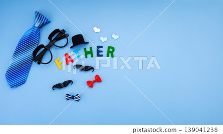Show appreciation for Dad on Fathers Day with tasteful top view Show appreciation for Dad on Fathers Day with tasteful top view 139041238