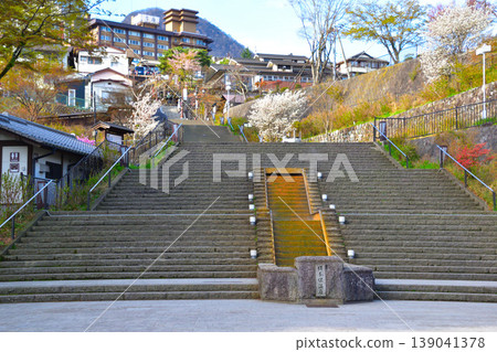 Ikaho Onsen Stone Stairway Ikaho Onsen Stone Stairway 139041378